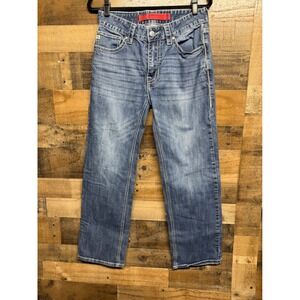 Rock and Roll Cowboy Double Barrel Straight Relaxed Jeans Medium Wash 30x30